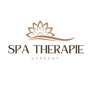 gold minimalist spa therapy logo design